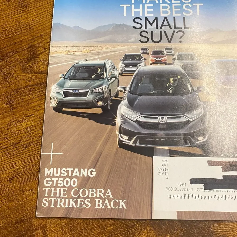 MOTOR TREND MAGAZINE-------APRIL 2019